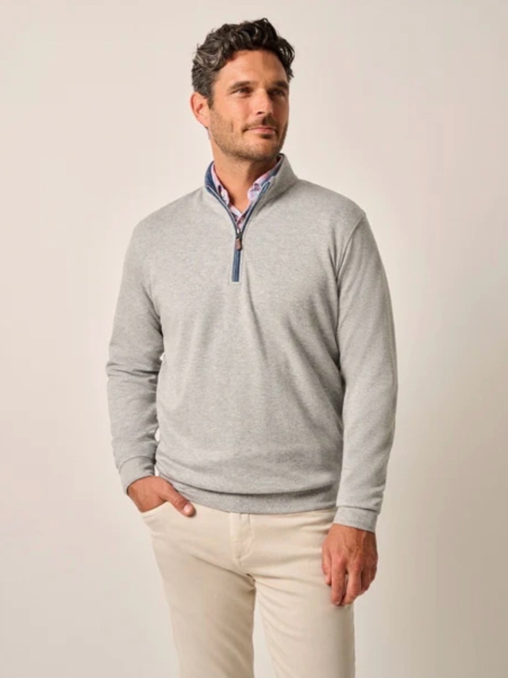 johnnie-O Sully 1/4 Zip Pullover (MONO TEST)